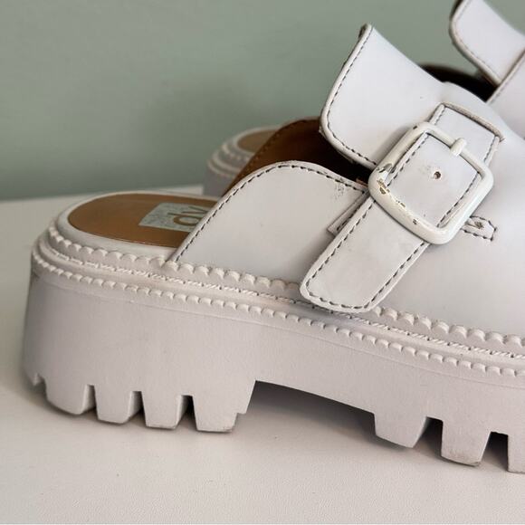 Dolce Vita DV By Kids Kobra Size 13 Light Gray Chunky Lug Sole Mule Slip-On - Picture 3 of 14